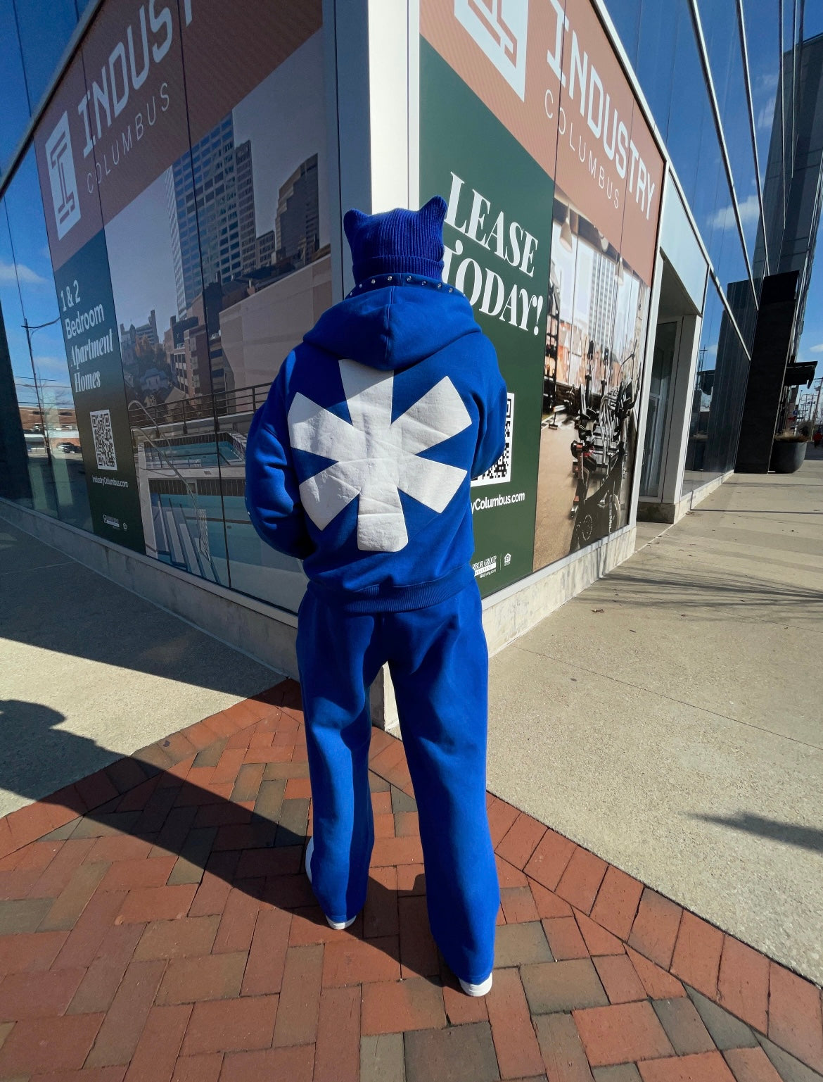M0LLYW0RLD BLUE SWEATSUIT